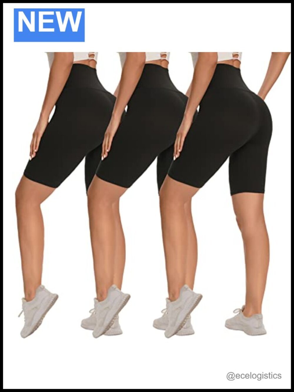 3 Pack High Waisted Tummy Control Biker Shorts for Women Workout Yoga